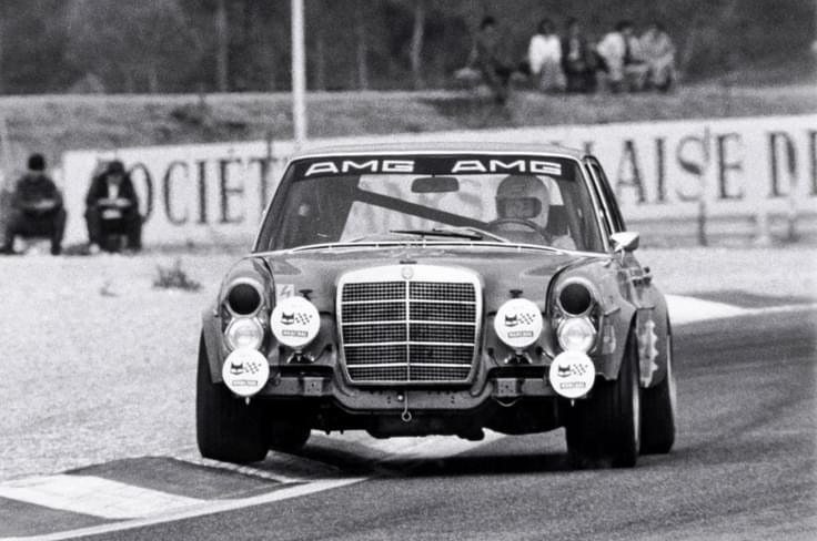 In 1971, the AMG 300 SEL 6.8 came out of nowhere to claim victory in its class, and came in second place overall in the 24 Hours of Spa in Belgium. In 1971, the AMG 300 SEL 6.8 came out of nowhere to claim victory in its class, and came in second place overall in the 24 Hours of Spa in Belgium.